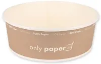 NATURE Star Couvercle pour bol à salade Only Paper, blanc