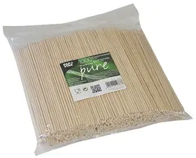 PAPSTAR Pique à brochette "pure", en bois, longueur: 400 mm