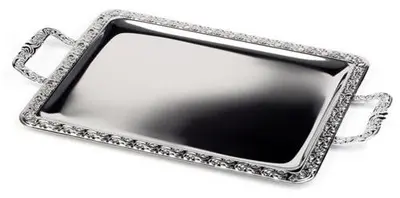 APS Plateau "MIEUX SERVI", (L)600 x (P)360 mm, argent