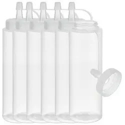 APS Bouteille verseuse souple, 490 ml, set de 6, transparent