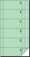 sigel Bloc de bons "Carnet de bons", 105 x 200 mm, AC