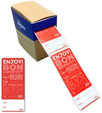 AVERY Étiquette de fermeture "bon appétit", 40 x 95 mm