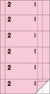 sigel Bloc de bons "Serveur no 2", rosé
