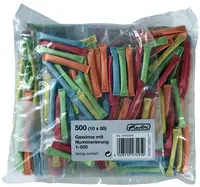 herlitz Billets gagnants, numérotés de 1-500, couleurs
