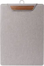 sigel Porte-menu à pince, A4, gris clair / marron