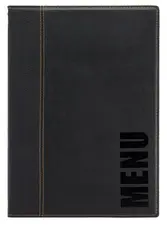 Securit Protège-menus TRENDY, A5, noir