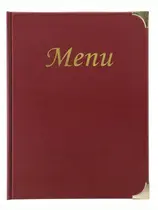 Securit Protège-menus BASIC, A5, bordeaux