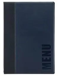 Securit Protège-menus TRENDY, A4, bleu