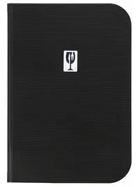 Securit Protège-menus ESSENTIAL, A5, noir