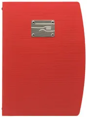 Securit Protège-menus RIO COUVERTS, A4, rouge