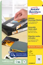 AVERY Zweckform Etiquette Stick+Lift, 147,3 x 20 mm, blanc
