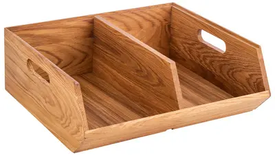APS Boîte à buffet MODULO, 2 compartiments, chêne naturel