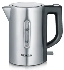SEVERIN Mini bouilloire WK 3647, noir/acier inoxydable