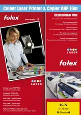 FOLEX Transparent pour laser Color BG-72, A3, transparent