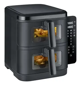 SEVERIN Friteuse double à air chaud FR 2468, 2x 5,5 litres
