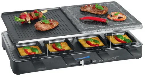 CLATRONIC Four à raclette RG 3518, avec pierre de cuisson