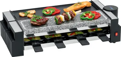 CLATRONIC Raclette grill RG 3678, avec pierre de cuisson