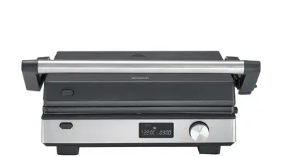 SEVERIN Gril électrique 3 en 1 SEVINI Flex, argent/noir