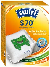 swirl Sac d'aspirateur S 70, avec filtre MicroporPlus