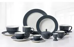 Ritzenhoff & Breker Assiette plate DOPPIO ANTHRACITE, 270 mm