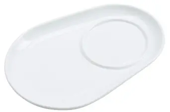 Ritzenhoff & Breker Dessous de tasse BIANCO, ovale