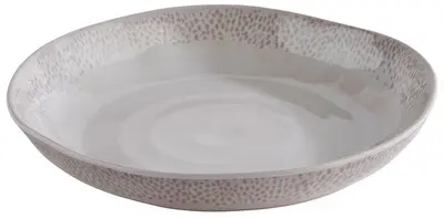 APS Assiette creuse FOOTMARK, diamètre: 240 mm, blanc/gris