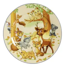 Ritzenhoff & Breker Assiette ANIMAUX DE LA FORET