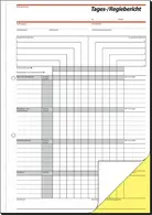 sigel Formularbuch "Rapport/Regiebericht", A5, SD