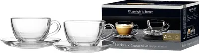 Ritzenhoff & Breker Service à capuccino BARISTA, 4 pièces