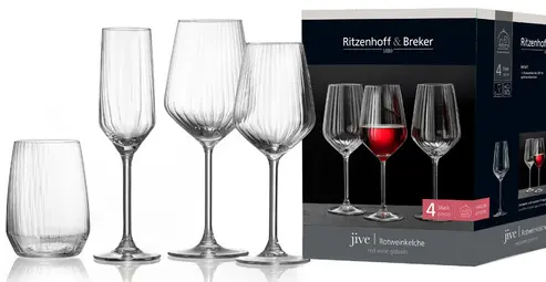 Ritzenhoff & Breker Verre à long drink JIVE, 0,45 l