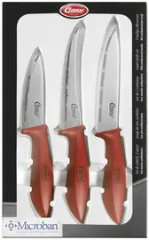 Clauss Set de couteaux, 3 pièces, rouge
