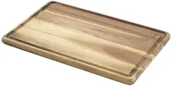 metaltex Planche à découper, 310 x 210 mm, bois d'acacia