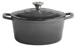 APS Casserole avec couvercle 5STARS, 4,0 litres, anthracite