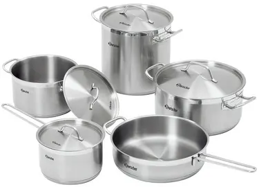 Esmeyer Bartscher Kit casseroles CÉSAR, 9 pièces