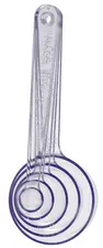 GastroMax Cuillère doseuse, plastique, set de 5