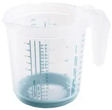 keeeper Broc gradué "massimo", 1,5 litre blanc/nordic-blue