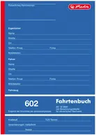 herlitz Formularbuch "Fahrtenbuch 602", A5, 32 Blatt
