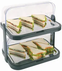 APS Vitrine de buffet DOPPELDECKER, noir