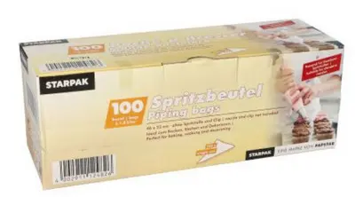 STARPAK Poche à dresser en PEBD, transparent, 2,6 l