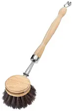 Peggy Perfect Brosse à vaisselle, bois naturel, rond