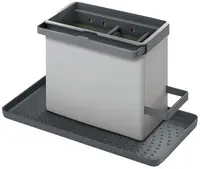 metaltex Rangement pour évier Tidytex, plastique, gris