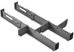 metaltex Organiseur de tiroir Multi-Fit, ABS, gris