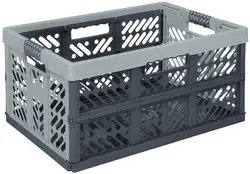 keeeper Caisse de rangement pliante "ben", gris/anthracite