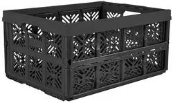 keeeper Caisse de rangement pliante "ida", 32 litres, noir