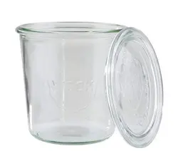 APS Bocal Weck avec couvercle, 80 ml, set de 12