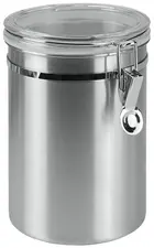 metaltex Boîte de conservation, 2,0 L, rond, inox, argent