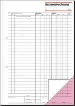 sigel Formularbuch "Kassenabrechnung", A4, 2 x 40 Blatt, SD