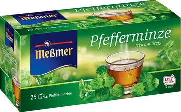 Meßmer Thé "menthe poivrée", frais-épicé, paquet de 25