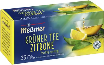 Meßmer Thé vert "citron", paquet de 25