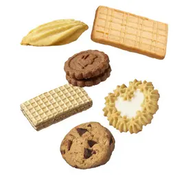 HELLMA Assortiment de biscuits "Goldline", en boîte carton